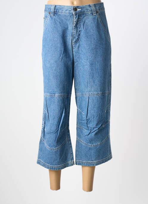 Pantacourt bleu JOHN BANER femme