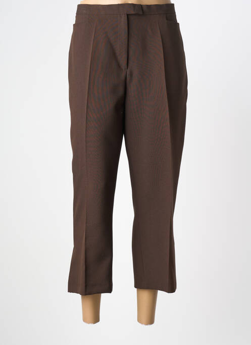 Pantacourt marron LUCCHINI femme