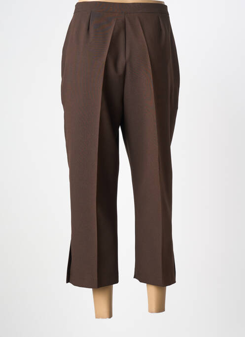 Pantacourt marron LUCCHINI femme