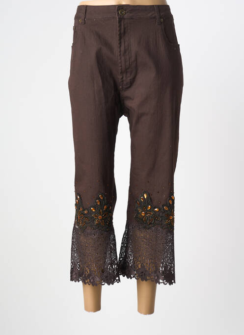 Pantacourt marron NANA BELLE femme