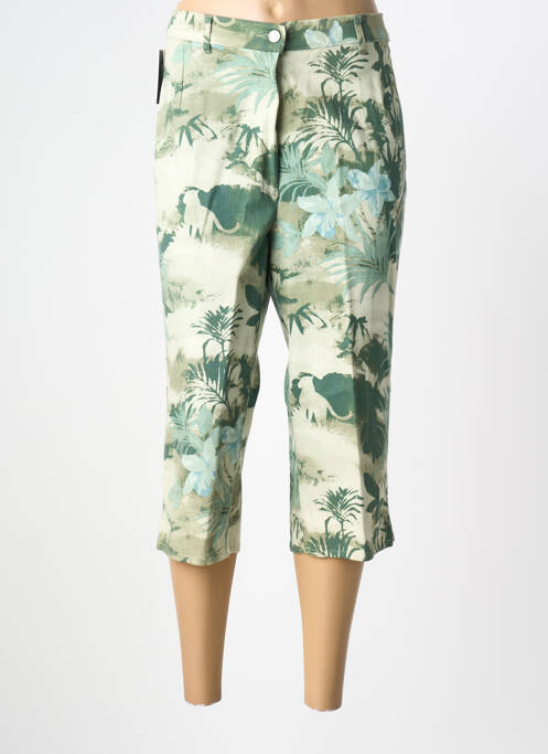 Pantacourt vert LUCCHINI femme