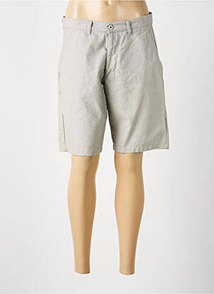 Bermuda tissage popeline taille normale gris JOST homme