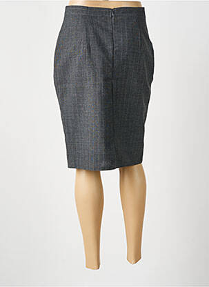 Jupe mi-longue coupe droite gris BEVERLY femme