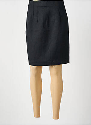 Jupe mi-longue coupe droite noir SINEQUANONE femme