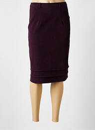 Jupe mi-longue taille normale violet BEVERLY femme