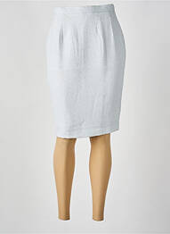 Jupe mi-longue taille normale bleu MOTYS COLLECTION femme