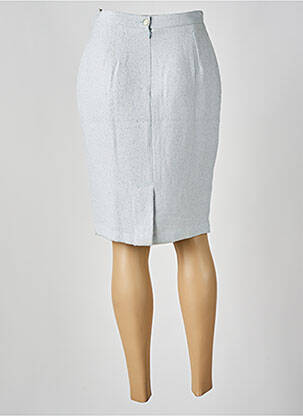 Jupe mi-longue taille normale bleu MOTYS COLLECTION femme