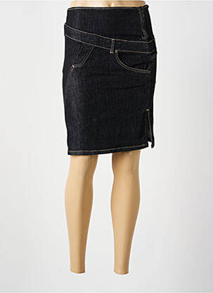 Jupe mi-longue noir LUCCHINI femme