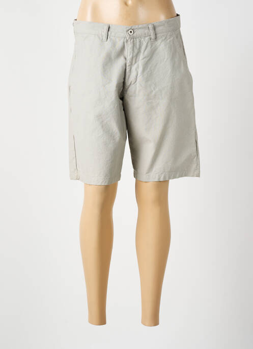 Bermuda tissage popeline taille normale gris JOST homme