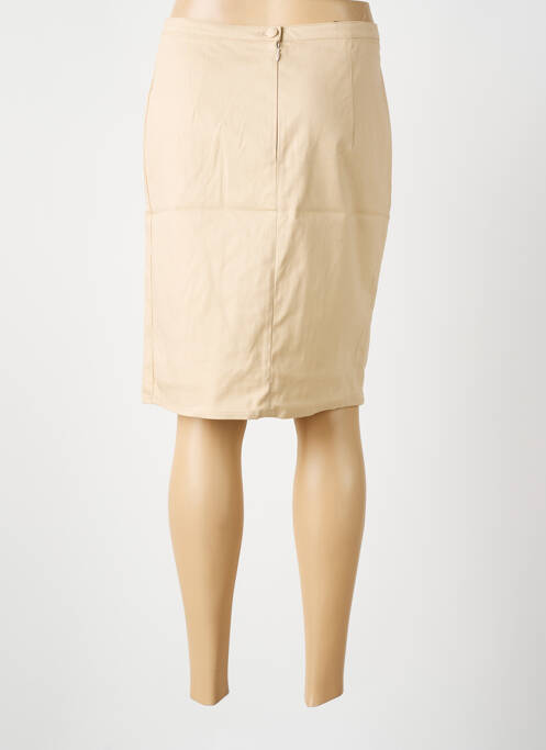 Jupe mi-longue beige ROMEO POUR JULIETTE femme