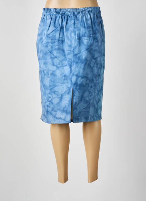 Jupe mi-longue bleu SI BELLE ET TRÈFLE femme