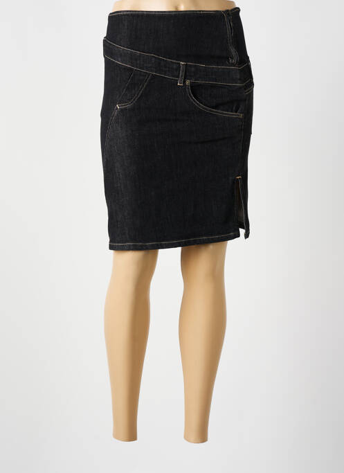 Jupe mi-longue noir LUCCHINI femme