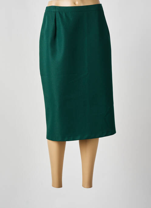 Jupe mi-longue vert A PARIS femme