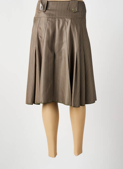 Jupe mi-longue vert BEVERLY femme