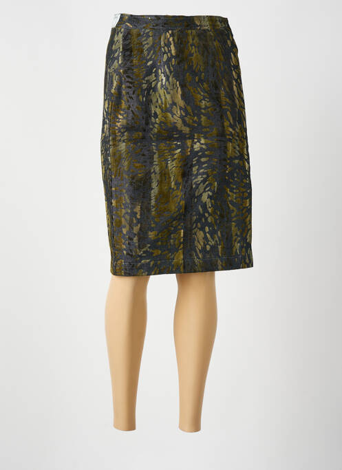 Jupe mi-longue vert LUCCHINI femme