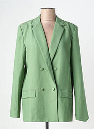 Blazer finition intérieure doublée vert GRACE & MILA femme