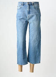 Jeans coupe droite stretch taille normale bleu NAGEV femme