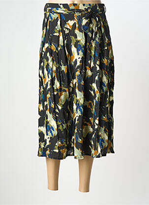 Jupe longue tissage crêpe noir MAMOUCHKA femme
