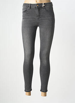 Jeans coupe slim stretch taille normale gris NAGEV femme