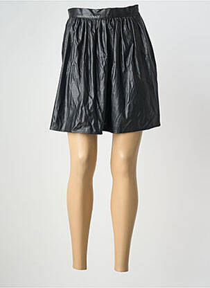 Jupe courte coupe évasée noir VINTAGE LOVE femme