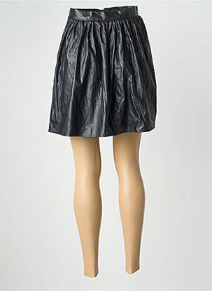 Jupe courte coupe évasée noir VINTAGE LOVE femme