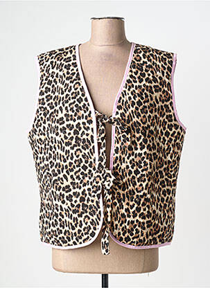 Veste casual coupe cintrée marron MAMOUCHKA femme