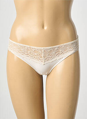 Tanga stretch beige ICONE femme