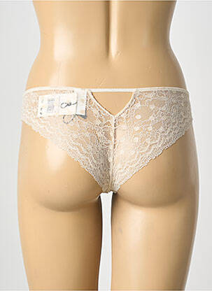 Tanga stretch beige ICONE femme