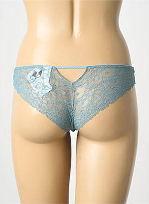 Tanga stretch bleu ICONE femme