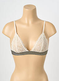 Soutien-gorge sans armature bralettes beige ICONE femme