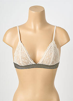 Soutien-gorge sans armature bralettes beige ICONE femme