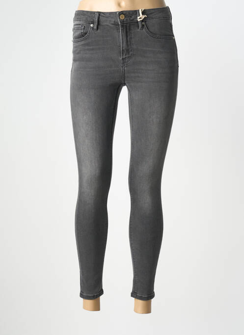 Jeans coupe slim stretch taille normale gris NAGEV femme