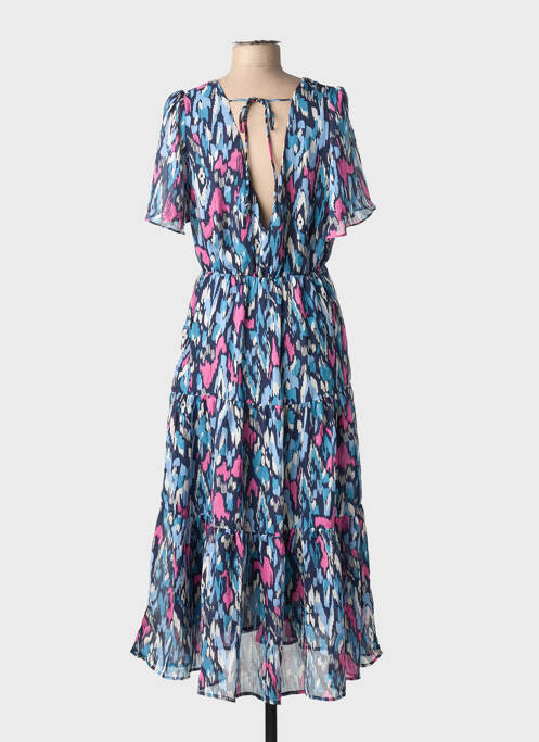 Robe mi-longue bleu GRACE & MILA femme