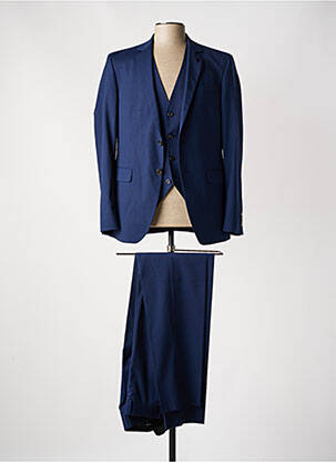Costume de cérémonie poches bleu KARL LAGERFELD homme