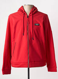 Blouson capuche rouge AERONAUTICA homme