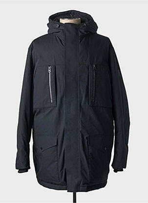 Parka manches longues a capuche noir HUGO BOSS homme