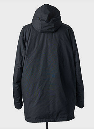 Parka fermeture zippée sous rabat scratché a capuche noir HUGO BOSS homme