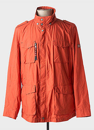 Veste casual coupe droite orange BUGATTI homme