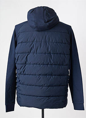 Doudoune manches longues a capuche bleu AERONAUTICA homme