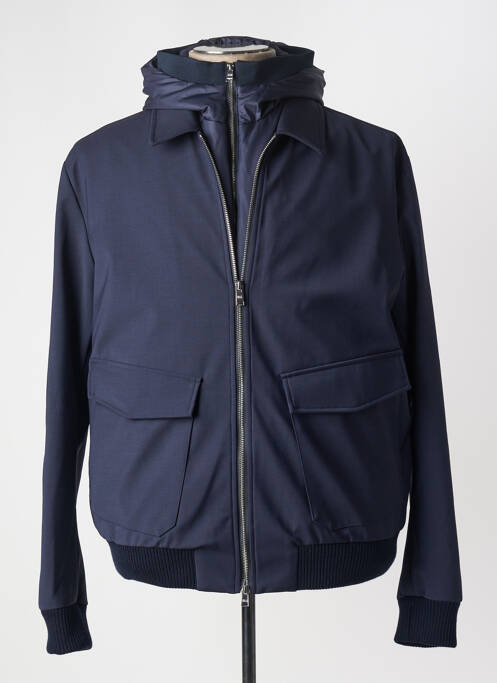 Blouson bleu HUGO BOSS pour homme