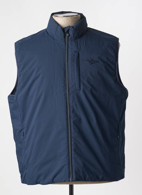 Doudoune bleu AERONAUTICA pour homme