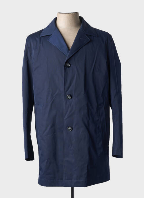 Trench bleu HUGO BOSS pour homme
