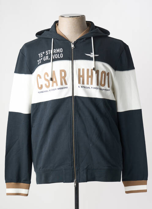 Veste casual bleu AERONAUTICA pour homme