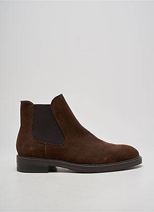 Bottines/boots nubuck talon bas marron SELECTED homme