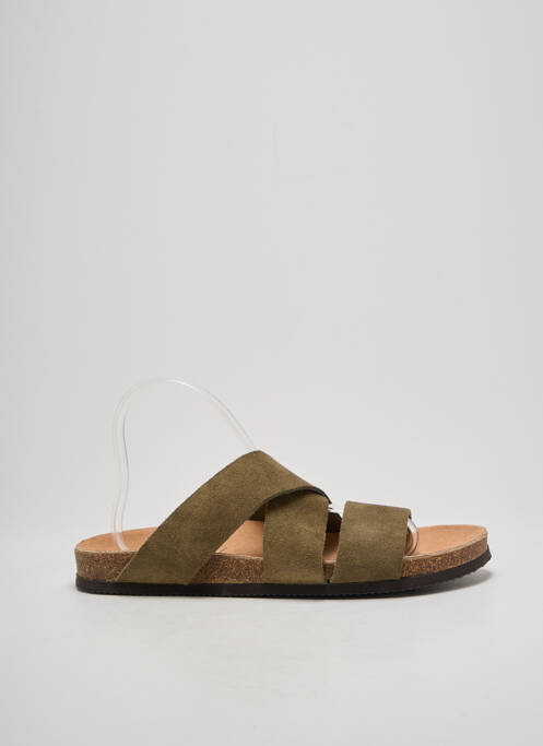 Mules/Sabots vert SELECTED pour homme