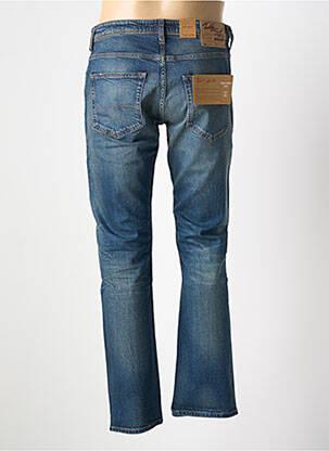 Jeans coupe droite fermeture boutonnée sur le devant taille normale bleu TEDDY SMITH homme