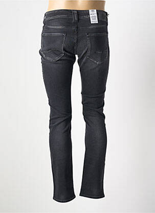 Jeans coupe slim stretch taille basse noir LE TEMPS DES CERISES homme