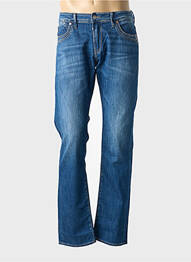 Jeans coupe droite stretch taille normale bleu LE TEMPS DES CERISES homme