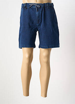 Short fermeture zippée sous rabat boutonné taille normale bleu TEDDY SMITH homme