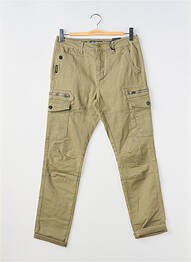 Pantalon cargo coupe droite vert DEELUXE homme